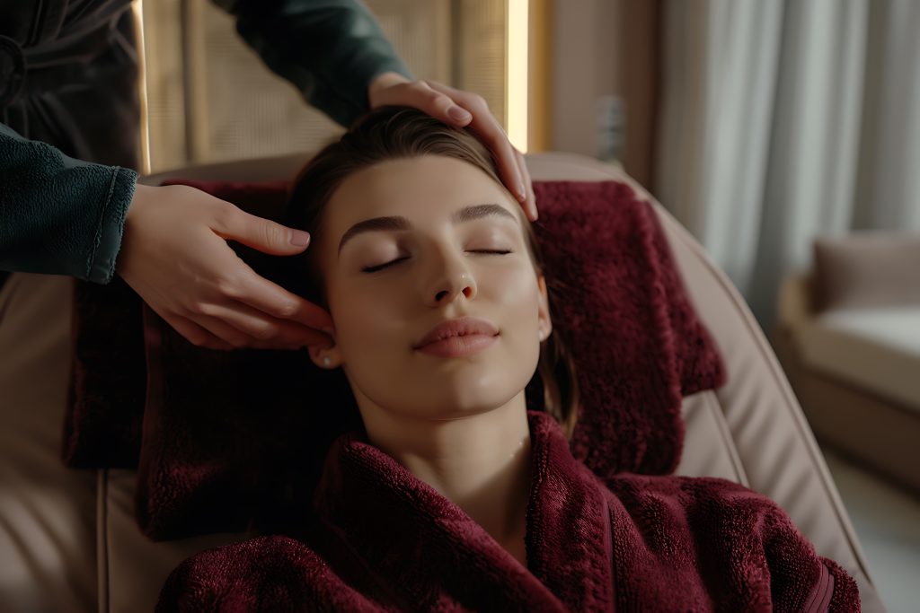Face & Scalp Massage for Stress Relief: A Spa Ritual Series