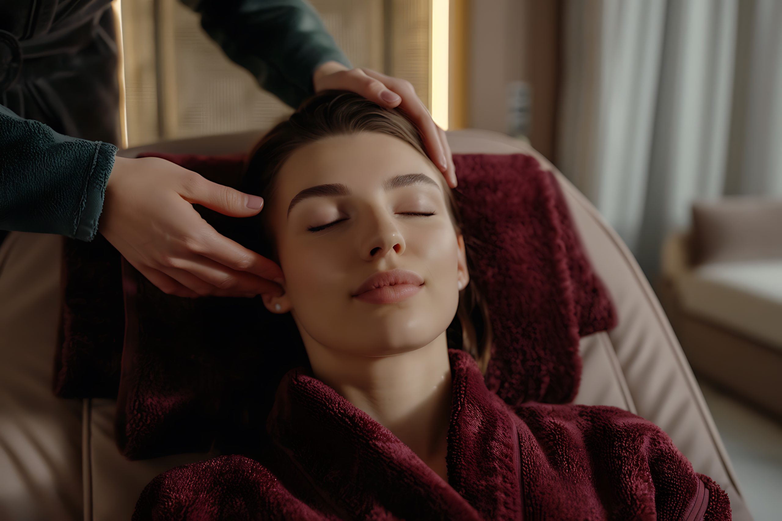 Face & Scalp Massage for Stress Relief: A Spa Ritual Series